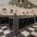 mail room with black lockers