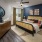 Bedroom with natural lighting and high ceilings